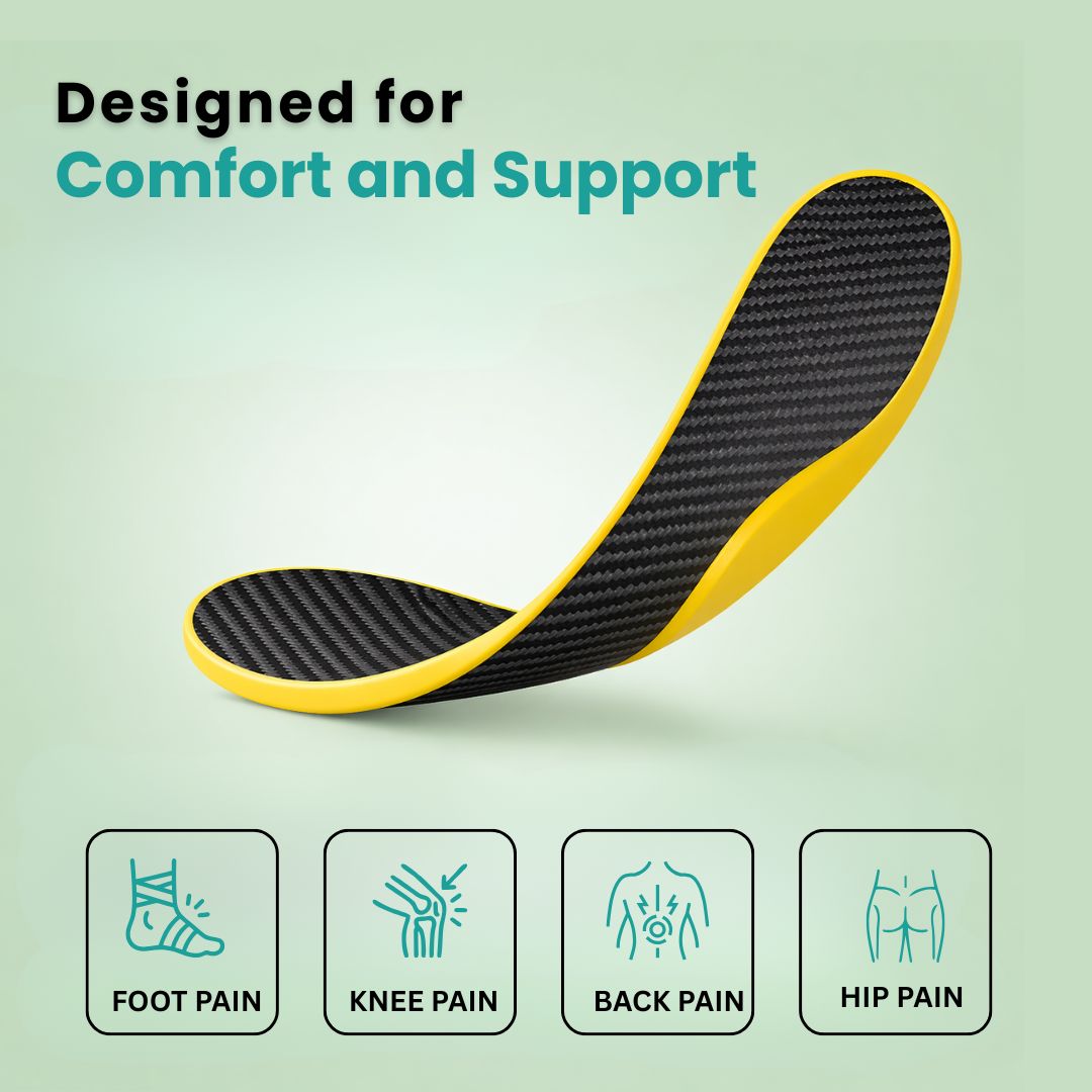 Carbon Fiber Insoles – Arch Support for Running