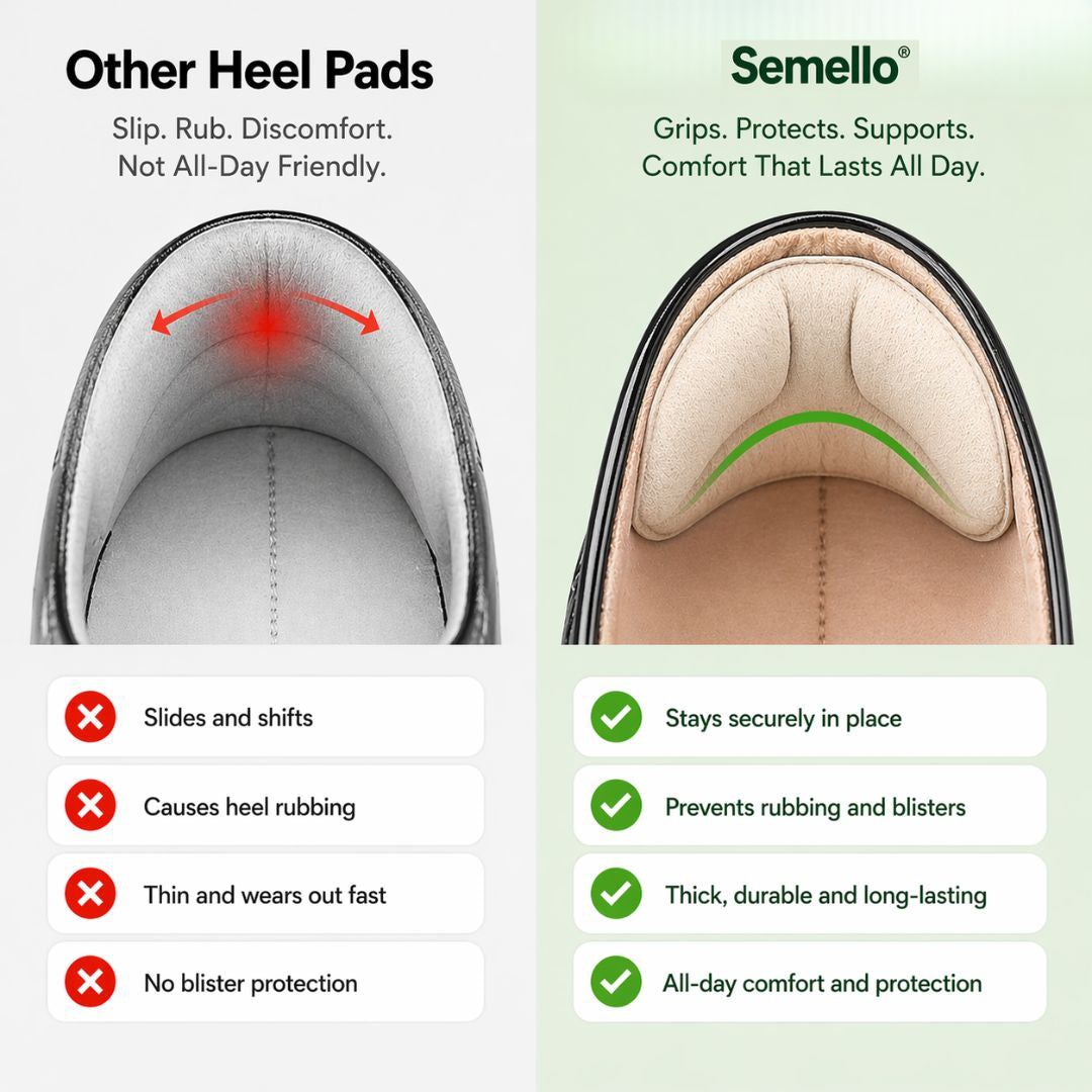 Heel Grip Pads – Anti-Blister Shoe Cushions (8 Pack)