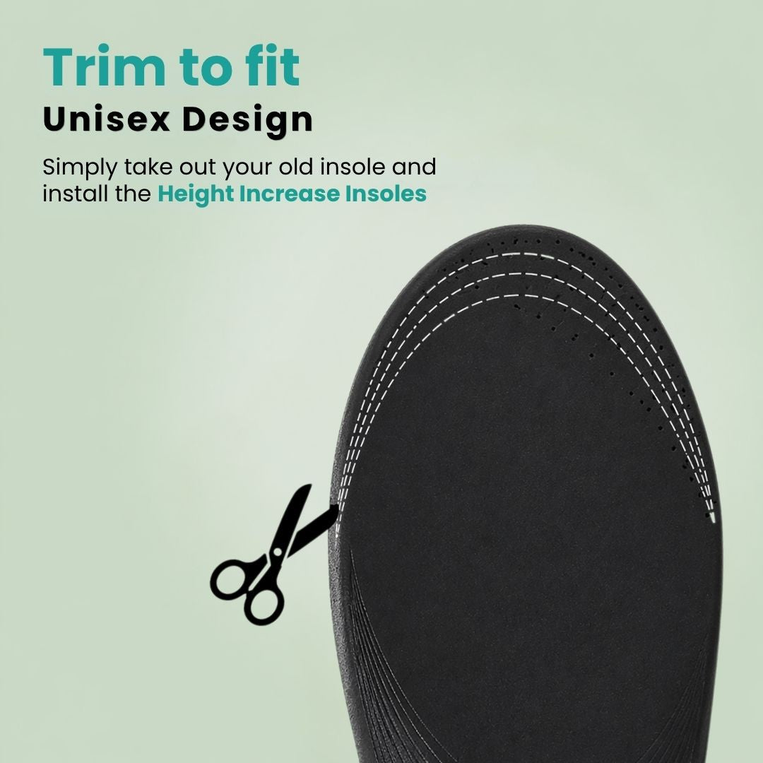 Height Increase Insoles – Invisible Shoe Lifts