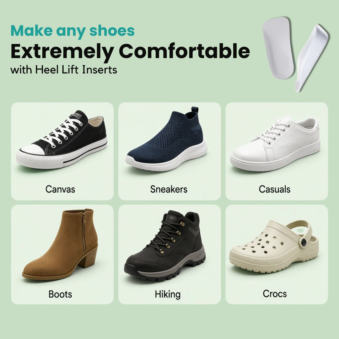 Heel Lift Inserts – Invisible Height Boost Pads