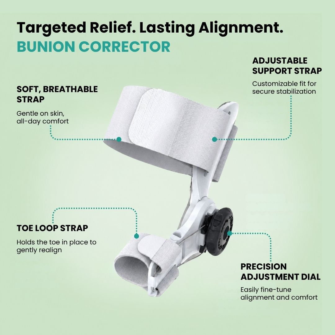 Bunion Corrector – Adjustable Toe Straightener