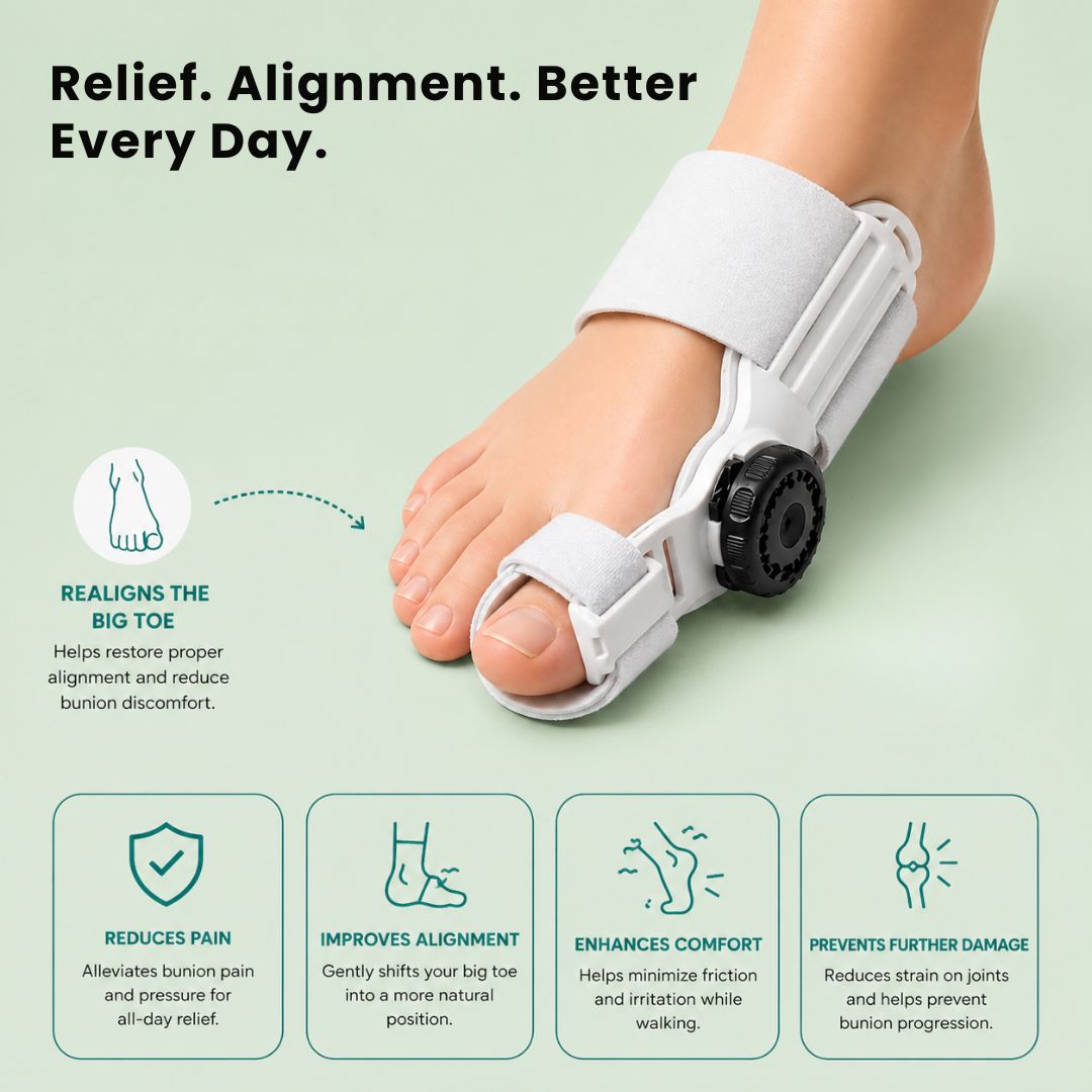 Bunion Corrector – Adjustable Toe Straightener