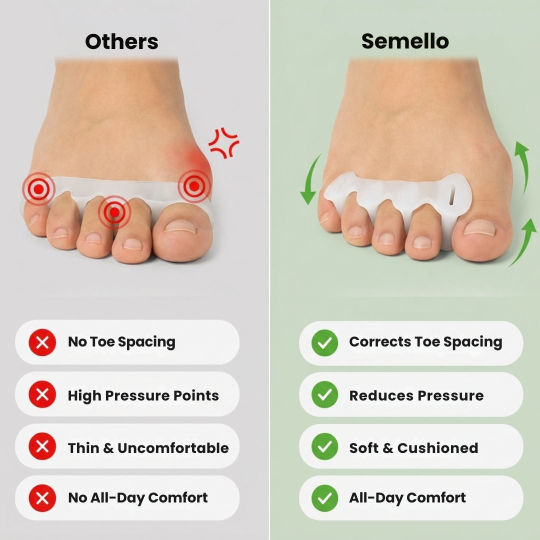 Silicone Toe Spacers – Bunion & Toe Comfort Separators