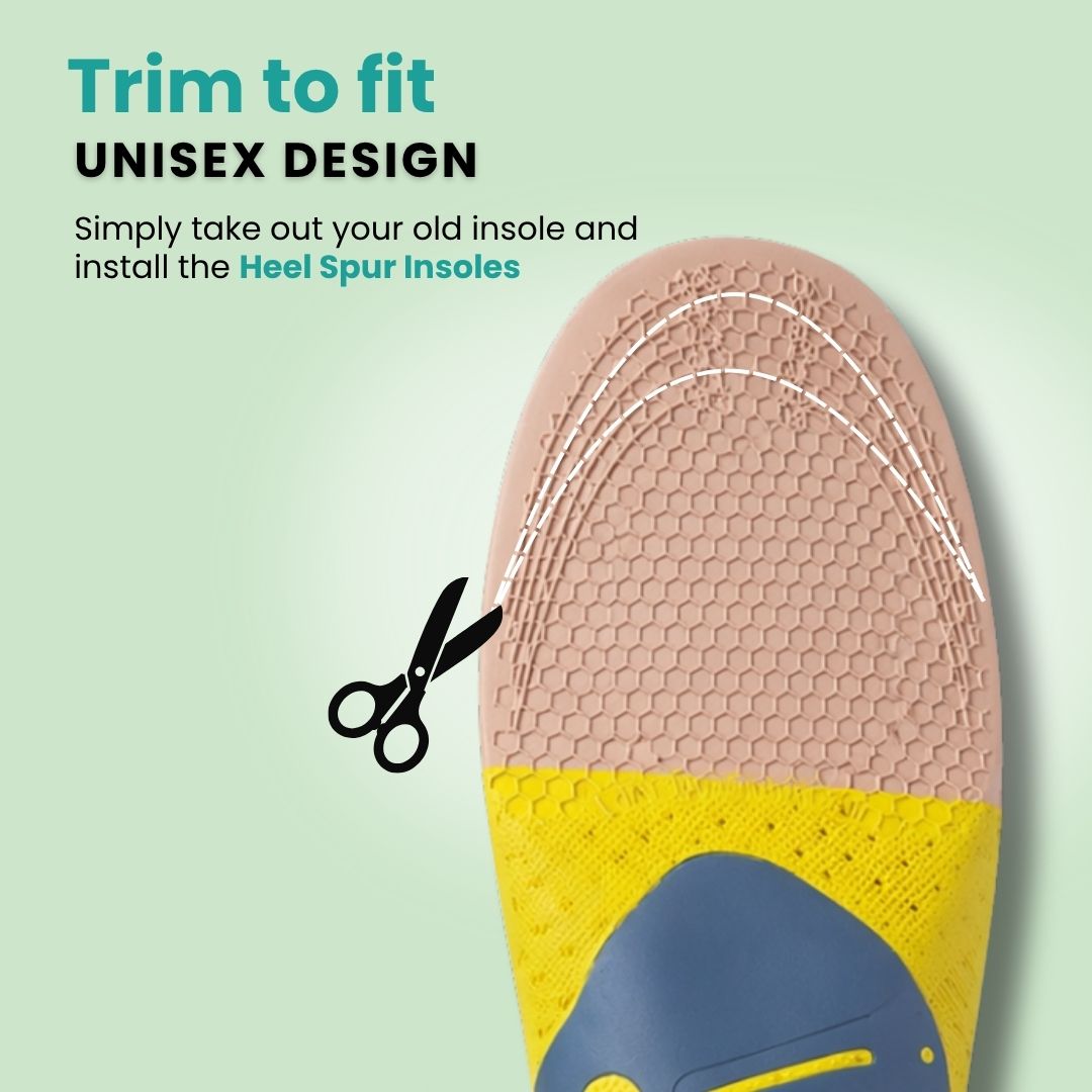 Heel Spur Insoles – Arch Support & Heel Cushion